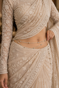 Silver-Tone Beaded Waist / Belly Chain | Contemporary Kamarbandh by VariVara Vestibule
