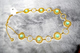 Turquoise Stone Waist / Belly Chain | Statement Kamarbandh