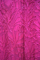 Fuchsia Pink Short Kurti with Sharara, Slip & Dupatta – Resham Jaal Chikankari Work