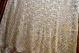 Blush Pink & Pista Green Gota Patti Chikankari Georgette Lehenga Choli with Dupatta