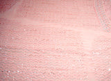 Handcrafted Lucknowi Chikankari Heavy Cutdana & Gota Work Blush Pink Georgette Semi-Stitched Lehenga Choli with Dupatta