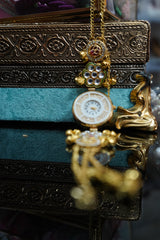 Kashmiri Style Watch with Danglers