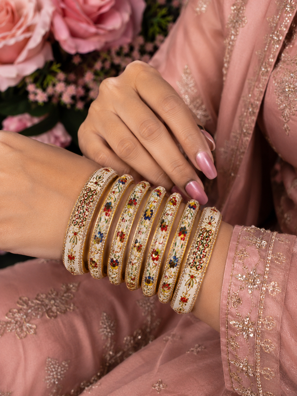 Rajasthani Designer Waterproof Bangles Set