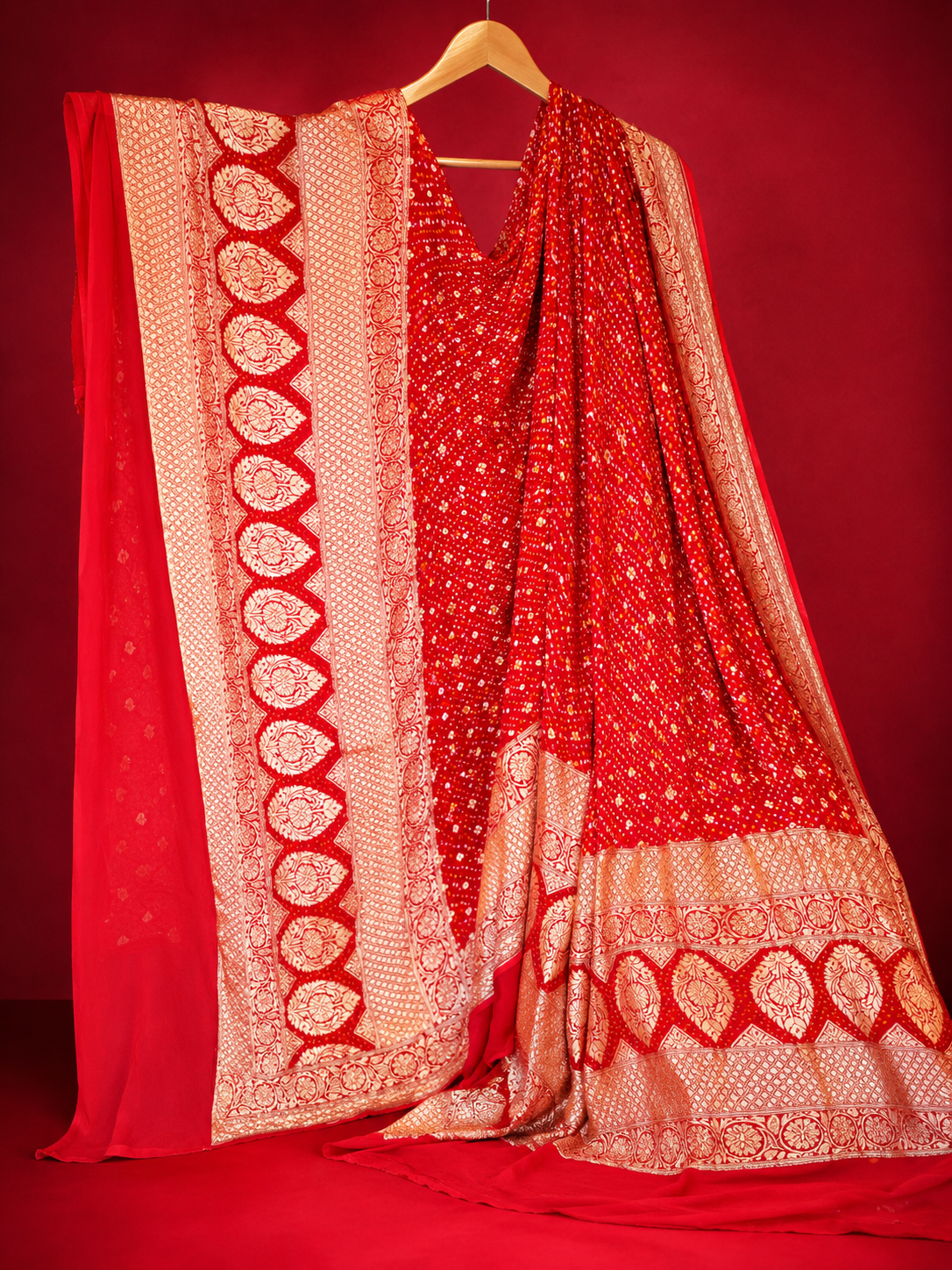 Rai Bandhej Pure Georgette Suit Piece – Jamnagar