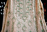 Pure Mul Chanderi Chikankari Kurta Set with Cutdana Work, Sharara & Dupatta