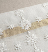 Chikankari Chanderi Heavy Embroidered Dupatta
