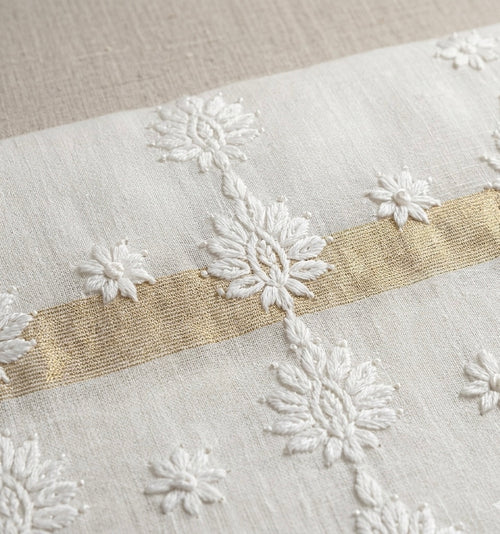 Chikankari Chanderi Heavy Embroidered Dupatta