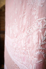 Chikankari Fine Mul Chanderi Saree with Kutdana, Bead & Keel Jaal Work