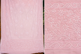 Chikankari Georgette Keel Jaal Saree with Cutdana & Bead Work