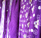 Italian Crepe Bandhej Suit with Kadhai Work