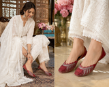 Red Punjabi Jutti – Pure Leather Handcrafted