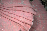 Handcrafted Lucknowi Chikankari Heavy Cutdana & Gota Work Blush Pink Georgette Semi-Stitched Lehenga Choli with Dupatta