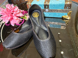 Black Pure Leather Handcrafted Punjabi Jutti