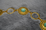 Turquoise Stone Waist / Belly Chain | Statement Kamarbandh