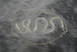 Silver-Tone Crystal Waist / Belly Chain | Draped Kamarbandh