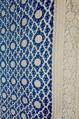 Blue Bandhej Pure Georgette Saree – Jamnagar