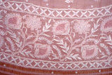 Chikankari Fine Mul Chanderi Saree with Kutdana, Bead & Keel Jaal Work