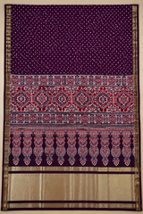 Premium Burgundy Lustrous Lagdi Patta Ajrakh Chaniya Choli – Navratri & Garba Chaniya Choli Set