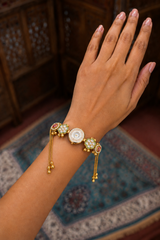 Kashmiri Style Watch with Danglers