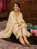 Brown Pure Leather Punjabi Jutti with Kussa Work