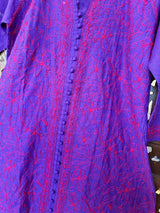 Premium Lucknowi Chikankari Chanderi Silk Kurti for Women | Handcrafted Ethnic Embroidered Kurti-Stitched