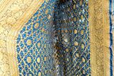 Blue Bandhej Pure Georgette Saree – Jamnagar