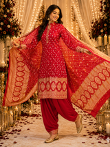 Rai Bandhej Pure Georgette Suit Piece – Jamnagar
