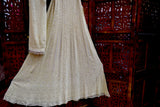 Premium Georgette Chikankari Anarkali with Bead, Cutdana Work & Dupatta