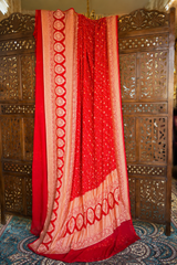 Rai Bandhej Pure Georgette Suit Piece – Jamnagar