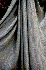 Premium Light Blue Heavy Chikankari Pure Georgette Saree with Sequin & Cutdana Work + Blouse |
