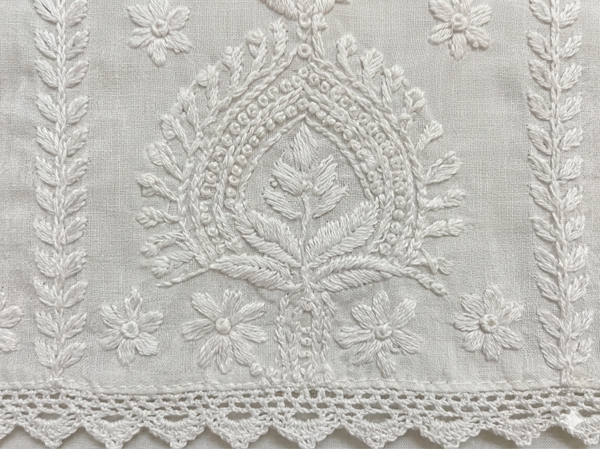Chikankari Frilled Plazo Bottom – Rayon